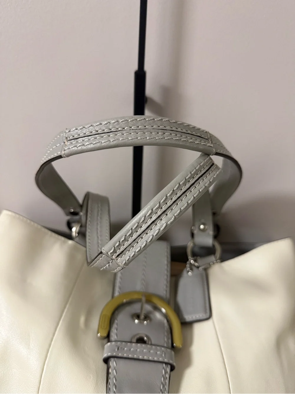 Coach leather shoulder